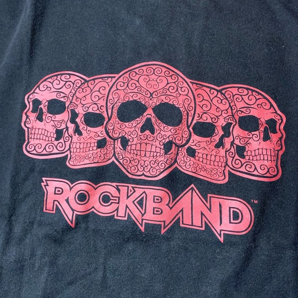 VINTAGE ROCK BAND COLLECTORS ITEM VIDEO GAME T SHIRT RARE GRAPHIC T SHIRT - Picture 3 of 7